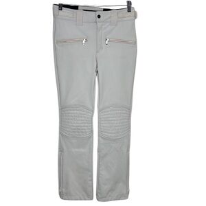 OOSC White Ski Snow High Waisted Pants Women Size S BLEMISH